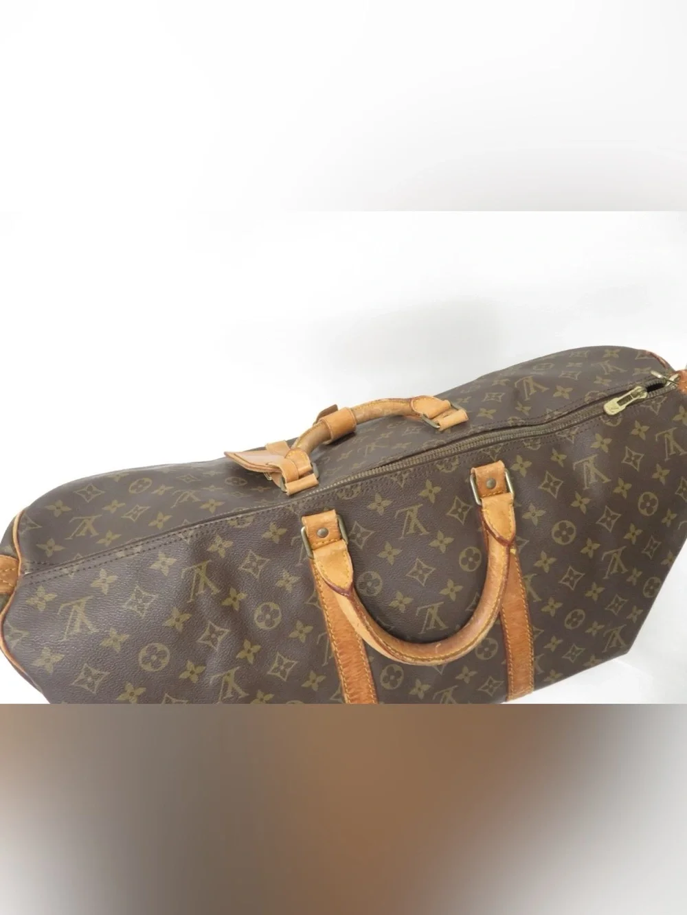 Louis Vuitton Monogram Duffle Boston Bag Keepall 55